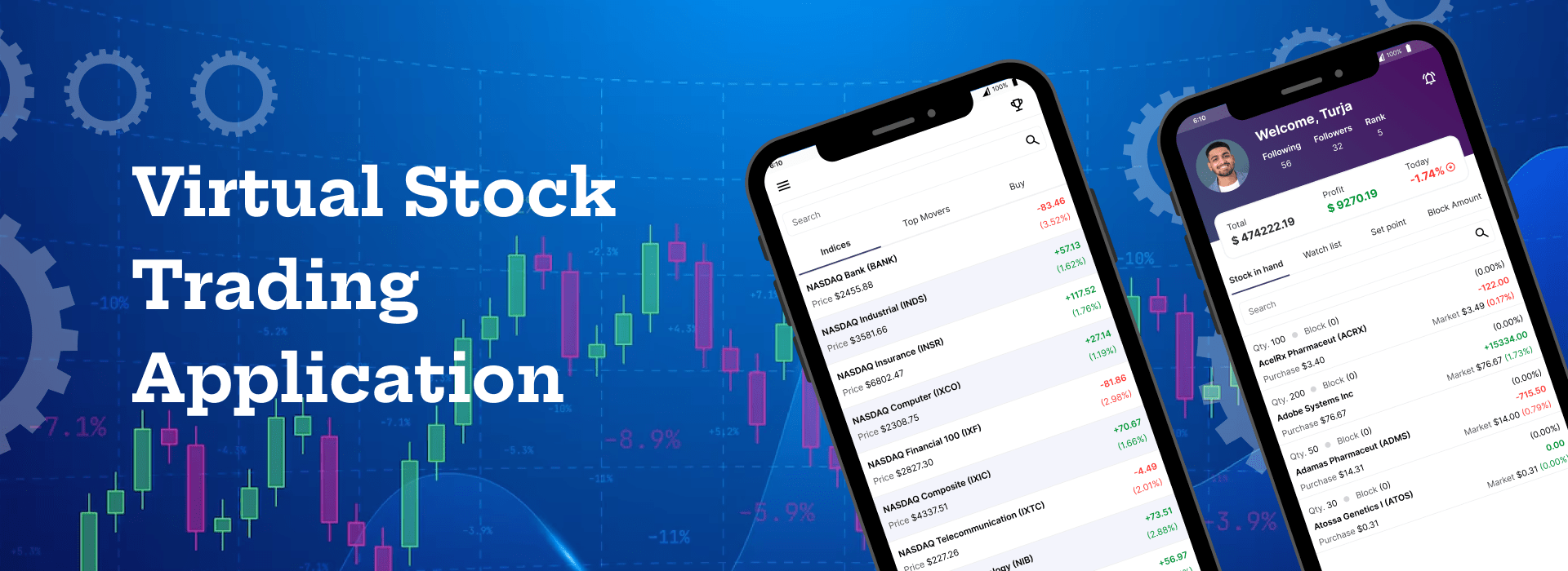 Virtual Stock Trading Application