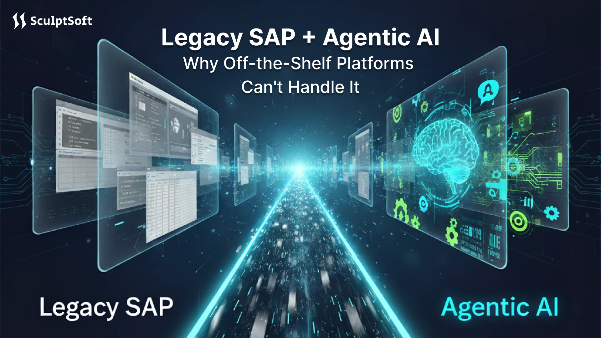 Legacy SAP with Agentic AI integration for enterprise automation